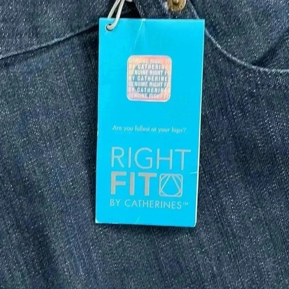 Catherine’s Jeans 6P Plus Size Right Fit Wide Leg Jeans - Picture 3 of 6